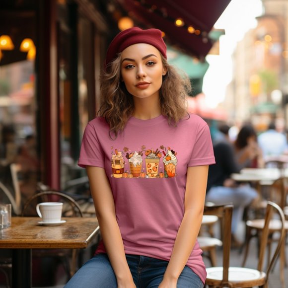 Tis The Season, Fall Coffee Shirt, Hot Coffee Shirt, Coffee Lovers Shirt, Fall - Picture 3 of 4